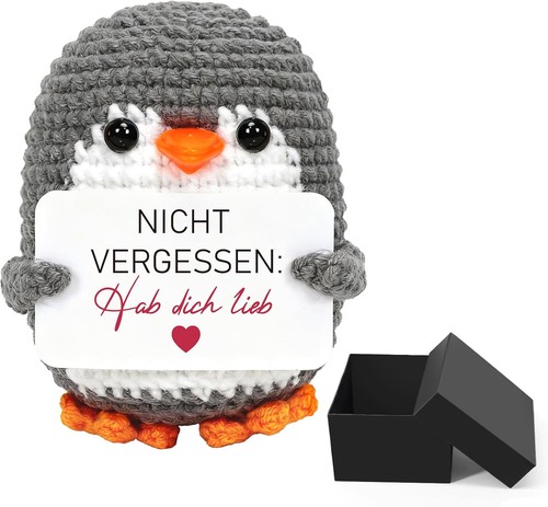 Pinguin stofftier 8x6x2cm - pinguin,