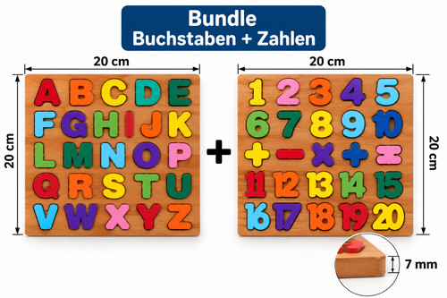 Holz lernpuzzle buchstaben - lernpuzzle,
