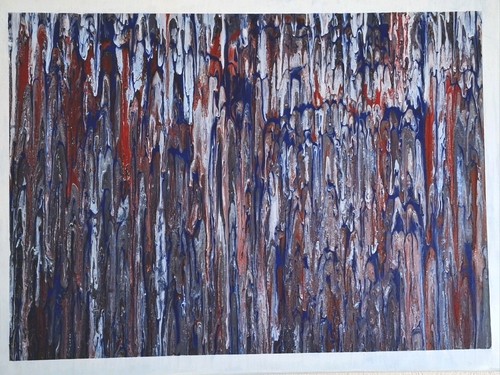 Acryl bild abstrakt - acryl, bild,