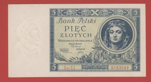 Polen zlotych 1930 pick 72 - 1930, #