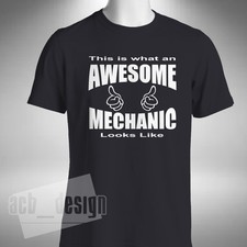 Tolles Mechaniker Herren T-Shirt lustig LKW Auto Scania V8 Techniker Garage Bike 