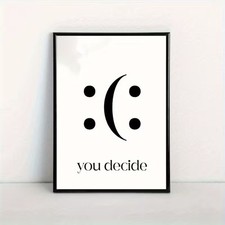 Leinwanddruck  Spruch Kunst