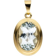 JOBO Anhänger oval 585 Gold