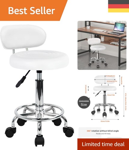 Eleganter rollhocker mit - eleganter,