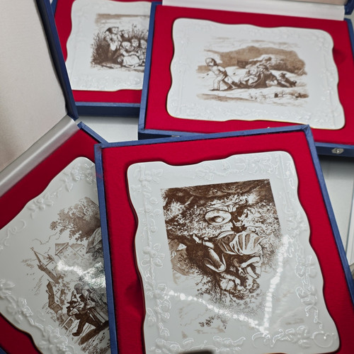 Meissen sammelteller 1979 4er - sammelteller,