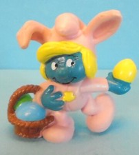 20497 OSTER Schlumpfine mit Korb Nr. 4 Schleich Germany China CE Hasenkostüm