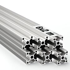 Aluprofil 30x30 Nut 8 Typ B 6x2m=12m Alu Profil 3030 eloxiert ,Bosch kompatibel