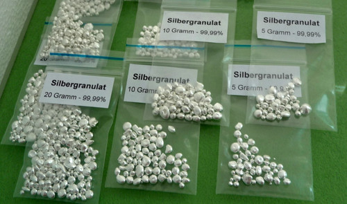 20g echtes silbergranulat - echtes,