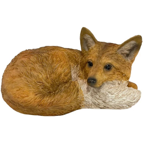 Dekofigur fuchs liegend - fuchs, 15,5