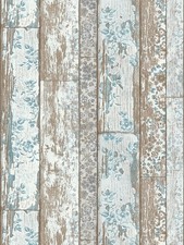 Landhaus Tapete Bretteroptik