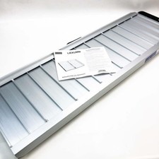 LIEKUMM 120cm Schwellenrampe, Rollstuhlrampen für zu Hause, Stufen, Treppen,