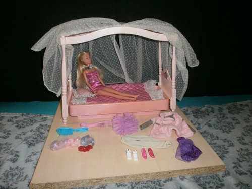 Barbie himmelbett mit - himmelbett,