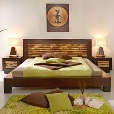 Bambusbett 140x200 Dream Braun