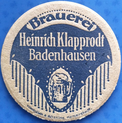 Alter bierdeckel brauerei - alter,