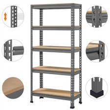 Schwerlastregal 70 cm breit Speisekammer Regal Lagerregale Kellerregal Metall