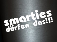 Plott Aufkleber Smarties dürfen das Smart Auto Tuning Sticker Decal OEM NEU