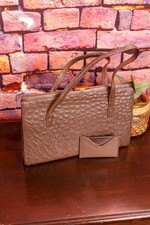 Vintage 60s Straussen Leder