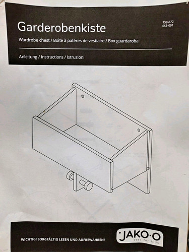 Jako garderobenkiste holz - garderobenkiste,