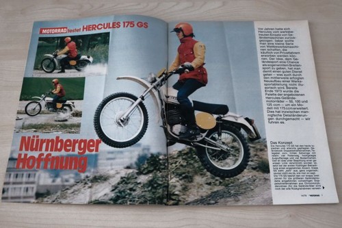 Motorrad 1975 hercules 175 - motorrad,