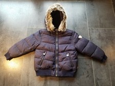 Warme dunkelblaue Steiff Winterjacke Bomberjacke, Gr. 110, gefüttert