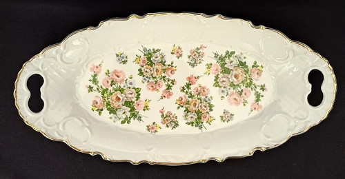 Servierplatte gerold porzellan - gerold,