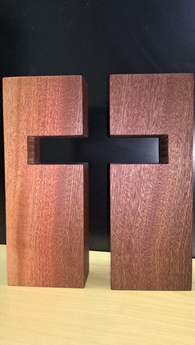 Jesus kreuz mahagoni - jesus,