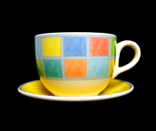 Jumbotasse XXL mit  Unterteller Villeroy & Boch TWIST ALEA Faience neuwertig Top