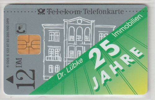 Telefonkarte 122 - 122, /93