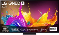 LG 86QNED86T6A 4K QNED LED AirPlay 2 86 Zoll Quantum Dot Alpha 8 