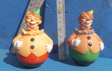 2 x DDR Stehaufmännchen CLOWN