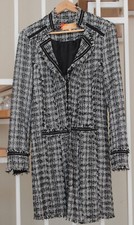 BIBA Mantel Schwarz_Weiß Gr