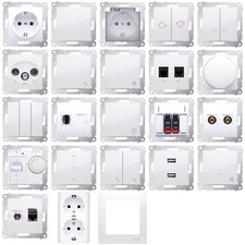 Simon 54 Premium polarweiß