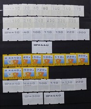 (8.65) Bund Automatenmarken           4 ATM - Sätze **