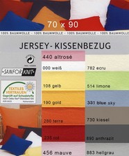 Jersey kissenbezug 70x90 - jersey,