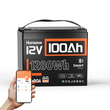 LiFePO4 100Ah Bluetooth 12V