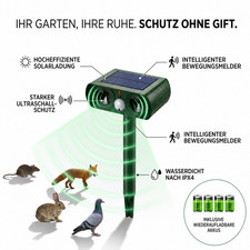 Solar tiervertreiber - 1x/2x,