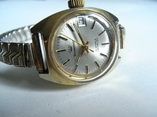 Damen Swiss Armbanduhr Thermamed Datum 17 Jewels  Handaufzug   läuft