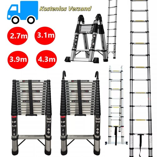 4m teleskopleiter - 5m, 3,4m