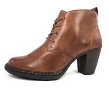 Rieker  Damenschuhe Stiefel Schnürer Stiefelette Braun Elegant