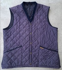 Barbour Herren Übergangs Steppweste Gilet Weste Eskdale d.blau Gr. L / XL