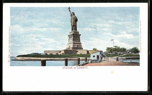 Ansichtskarte statue - statue, of