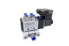 Pneumatik-Ventilinsel 2-Fach 5/2 Wegeventil mit CDC Steckanschluss, 24 Volt DC