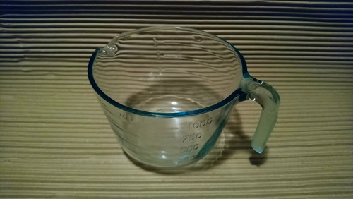 Messbecher aus glas - aus, 1000
