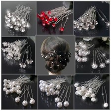 Haarnadeln Silber Strass