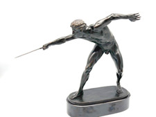 ❗️Antiker Bronzeakt von 1907 Sign. "Rudolf Marcuse" Gladiator/Schwertkämpfer❗️