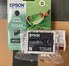 original Epson Tintenpatrone T0548 Matte Black Frosch Stylus Photo R800 R1800