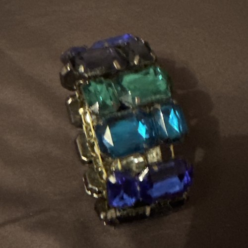 Bunter blau grün acryl strass - grün,