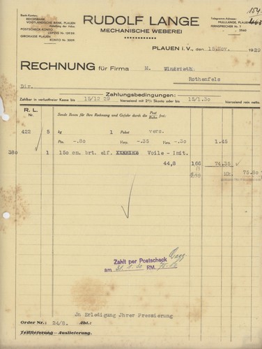 Rechnung plauen lange rudolf - rechnung,