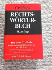 Rechtswörterbuch creifelds - creifelds,