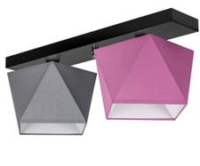 Decken Lampe grau türkis